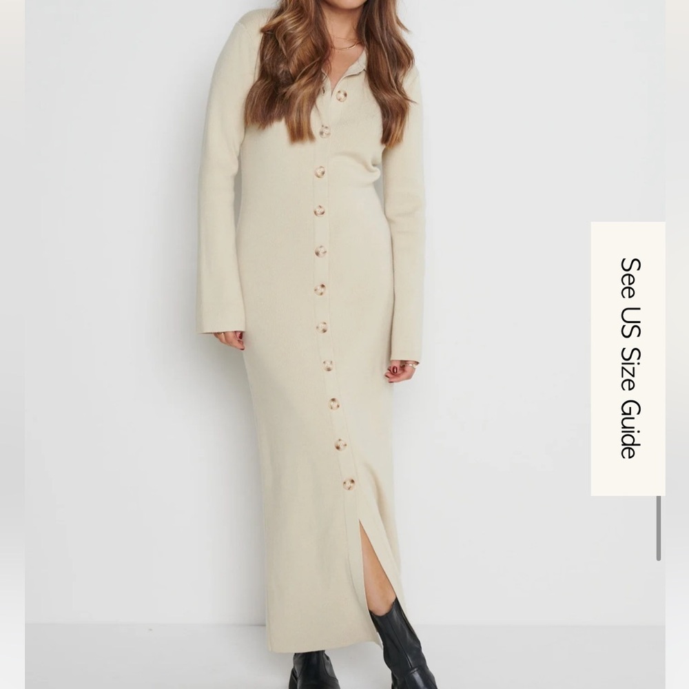 Elsa Knit Button Dress